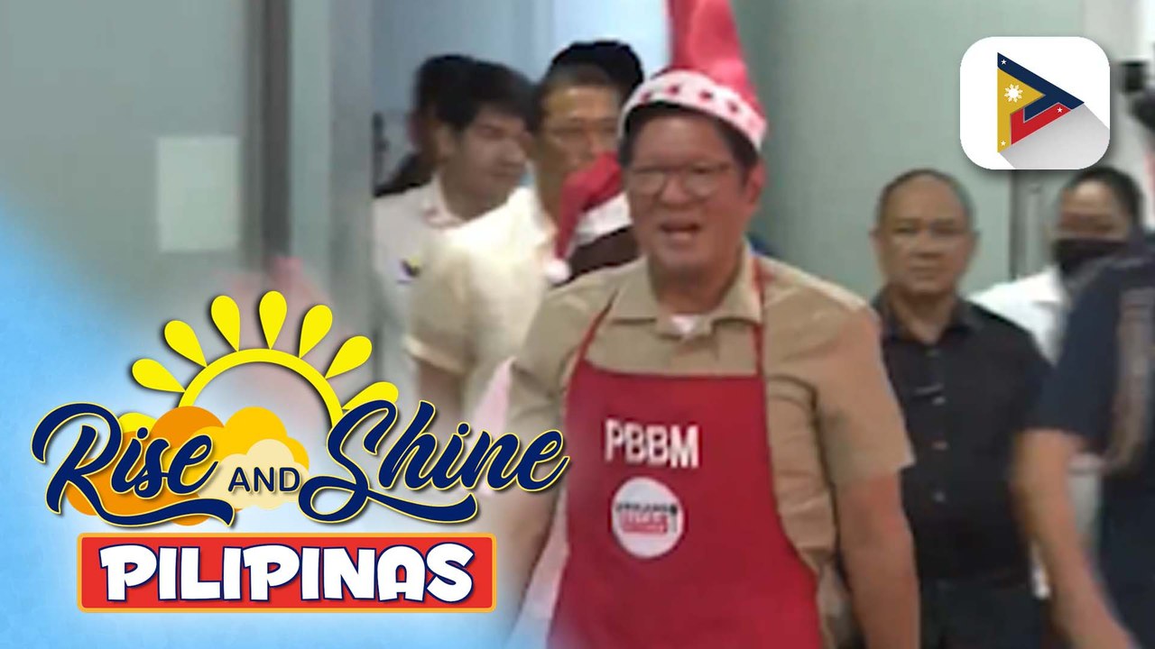 PBBM, binisita ang DSWD Processing Center at Walang Gutom Kitchen sa Pasay City | ulat ni Denisse Osorio