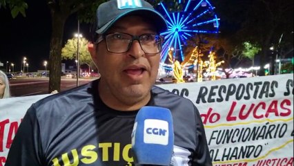 "Ele não é um cachorro, que morreu, enterrou e acabou", diz pai do vigilante Lucas da Silva