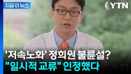 '저속노화' 정희원, 스토킹 고소... "일시적 교류 있었지만..." [지금이뉴스] / YTN