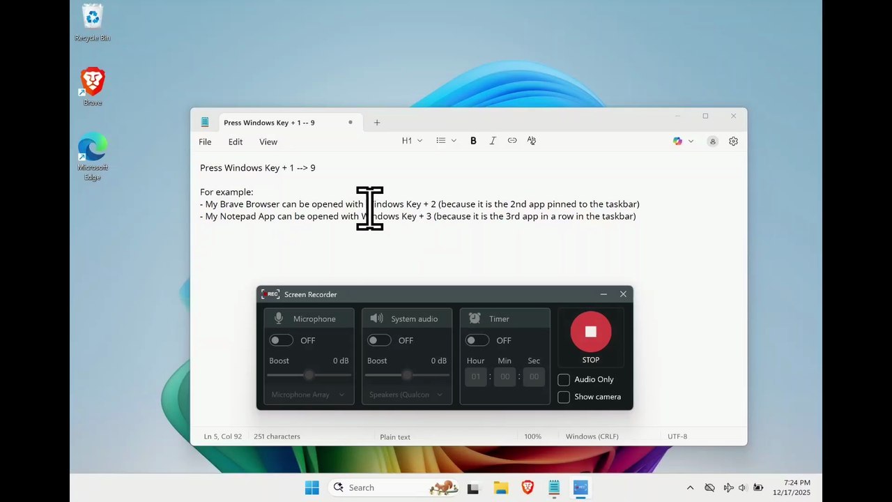 How to open Windows 11 apps without clicking on them!