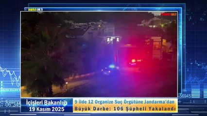 9 İlde 12 Organize Suç Örgütüne Jandarma’dan Büyük Darbe: 106 Şüpheli Yakalandı