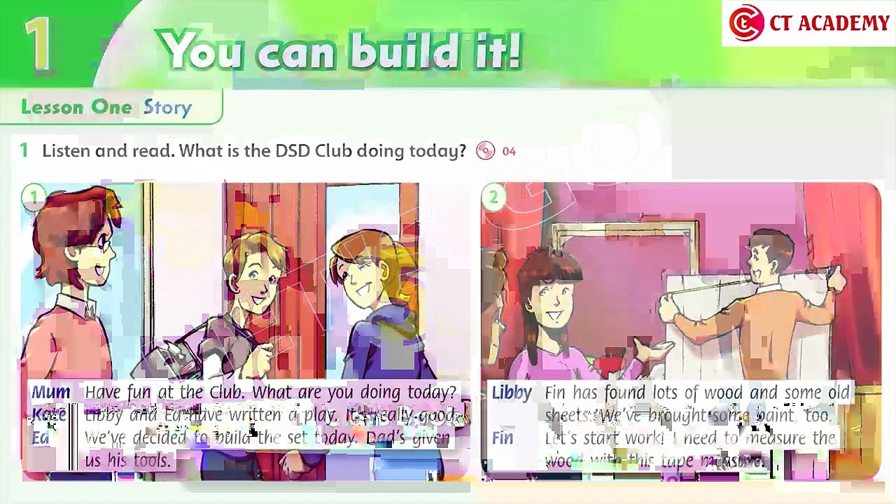 FAMILY AND FRIENDS 5 - Unit 1: YOU CAN BUILD IT