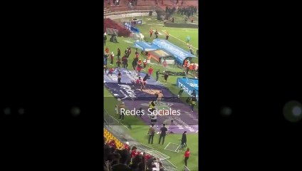 Batalla campal en el Atanasio Girardot: asi se vivieron los disturbios