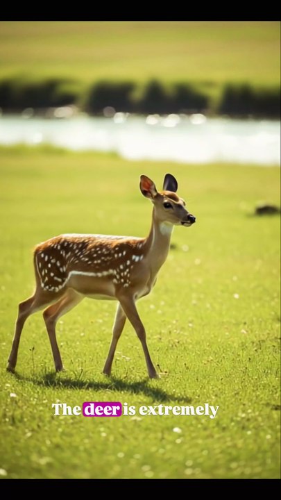 Deer Vs Crocodile video short
