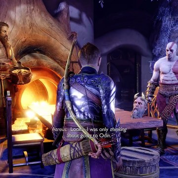 Atreus Attacks Kratos and Escapes to Asgard - God Of War Ragnarok