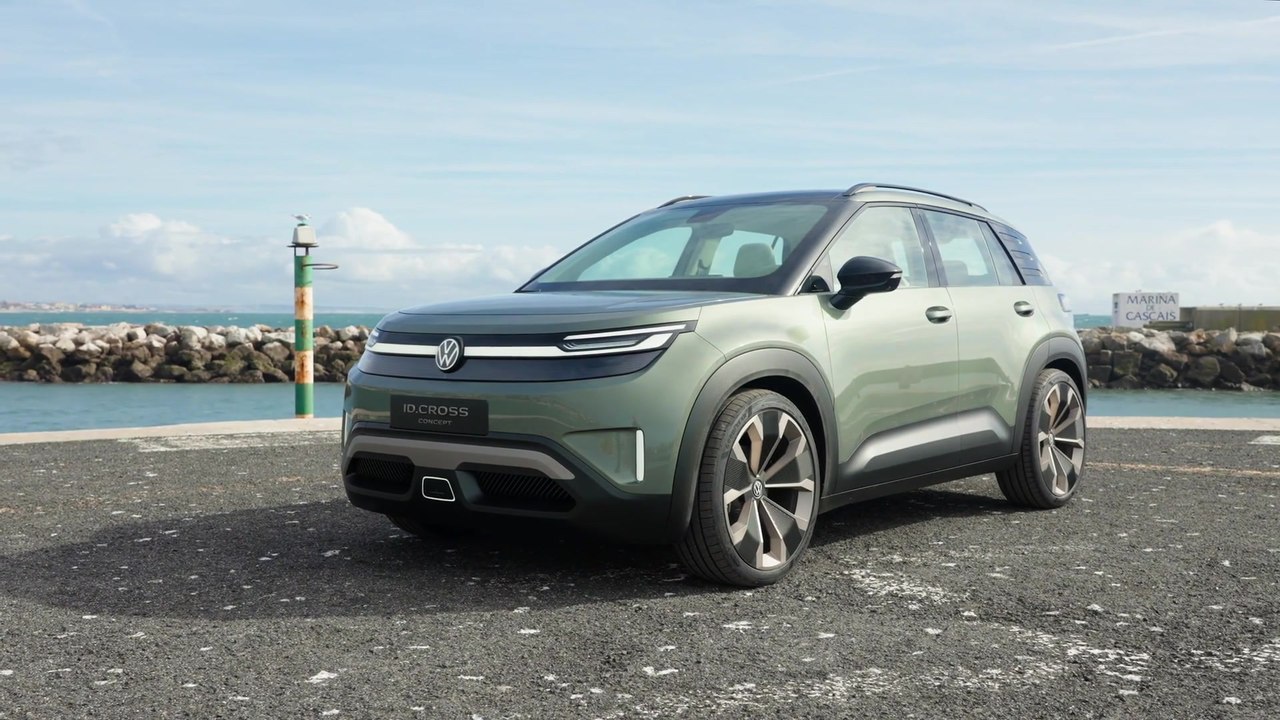 Mit dem ID. CROSS Concept präsentiert Volkswagen ein kompaktes SUV für bezahlbare E-Mobilität