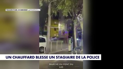 Toulon : un chauffard blesse un stagiaire de la police