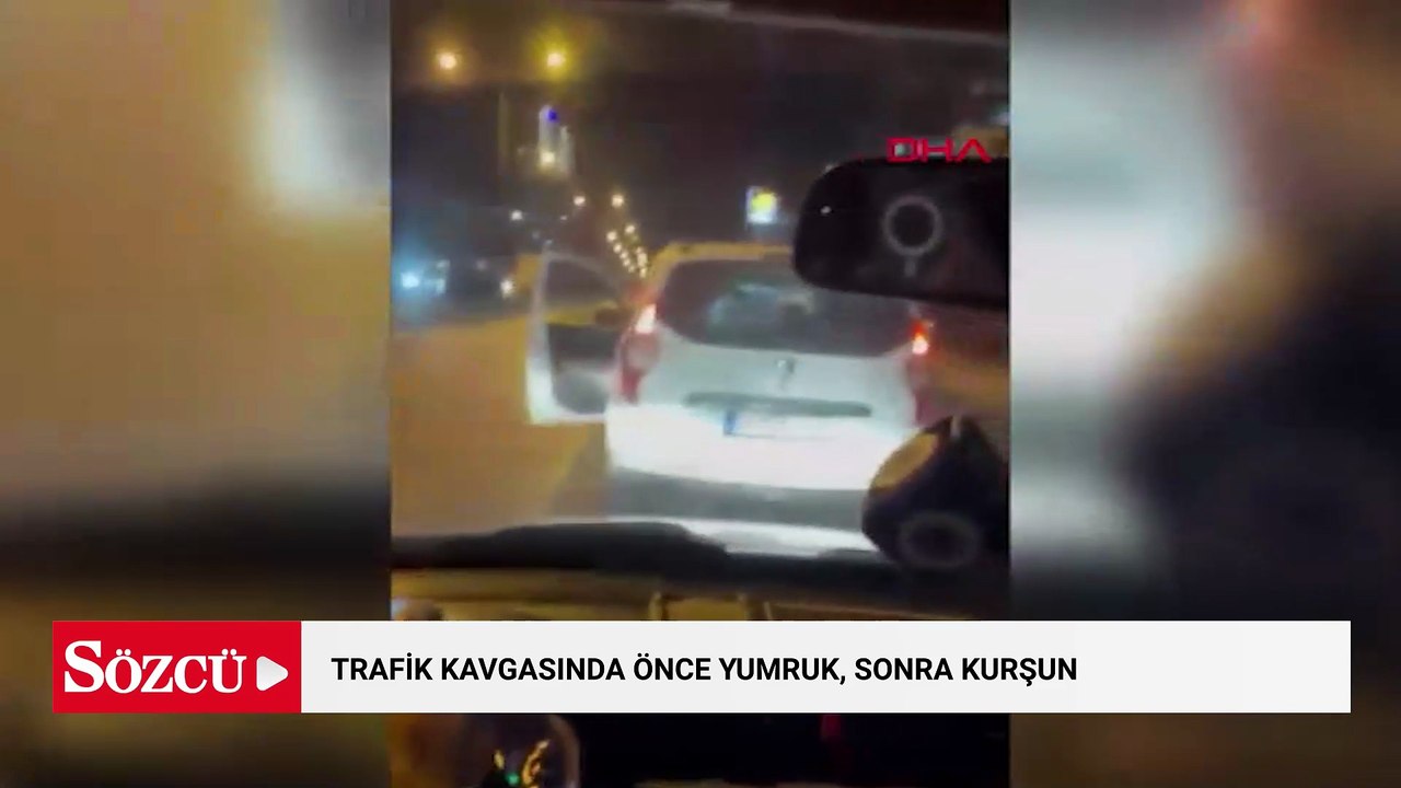Trafikte tartıştığı kişilere yumruk atıp, tabancayla ateş açan kişinin görüntüleri ortaya çıktı