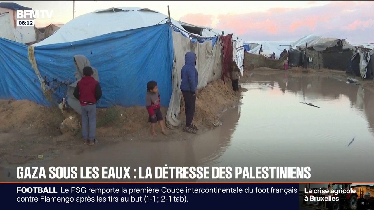Frappée par des inondations, la population de la bande de Gaza en proie à une immense détresse