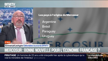 SIGNÉ BFM - Positif pour le secteur automobile, négatif pour les éleveurs de volaille... Ce qu'il faut savoir sur le Mercosur