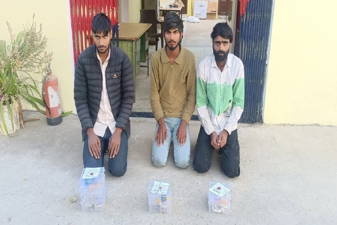 Police Action : तीन आरोपी गिरफ्तार, चोरी गया भा...