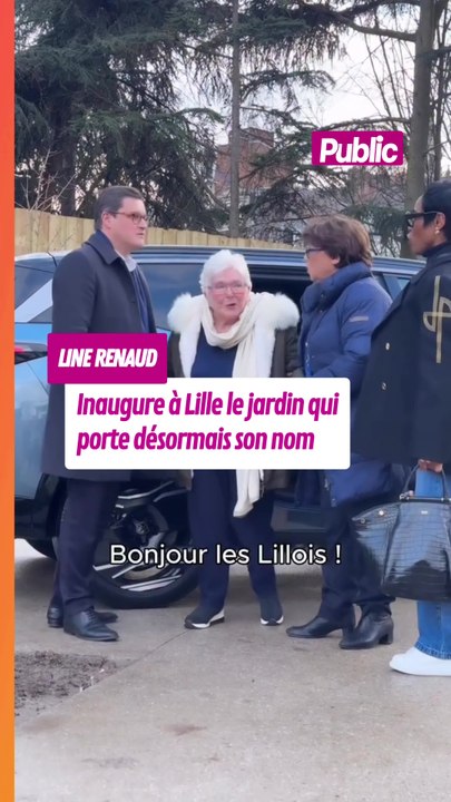 Les lillois honorent Line Renaud avec un jardin à son nom dans le Vieux-Lille