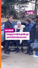 Les lillois honorent Line Renaud avec un jardin à son nom dans le Vieux-Lille