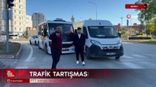 Adana'da PTT kargo aracı ile dolmuş şoförünün trafik tartışması darpla bitti