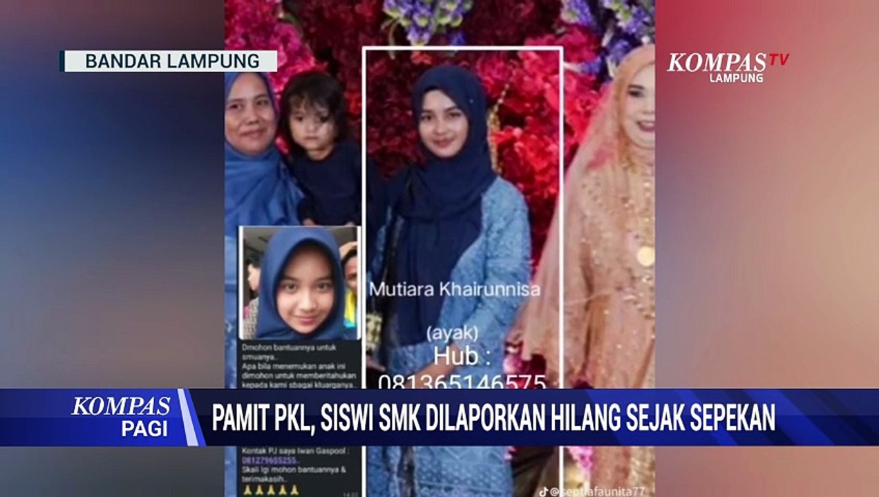 Pamit PKL, Siswi SMK Dilaporkan Hilang Sejak Sepekan
