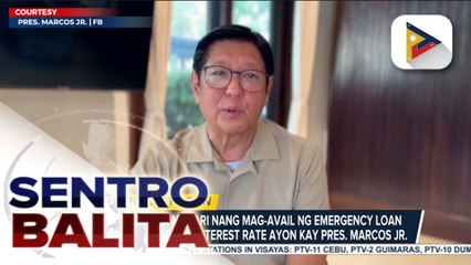 SSS members, maaari nang mag-avail ng emergency loan na may mababang interest rate ayon kay PBBM | ulat ni Cleizl Pardilla