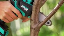 Seesii Cordless https://amzn.to/3KGABvQ Handheld Chainsaw | Battery Powered Cutting Tool