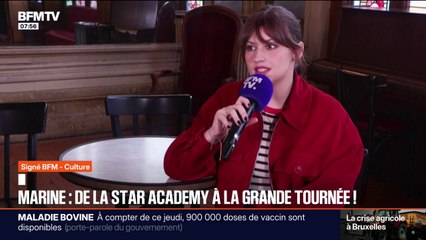 SIGNÉ BFM - "Chaque soir, je suis quand même stressée": Marine, la grande gagnante de la Star Academy 2024, dévoile de nouvelles dates pour sa tournée, qui devra se prolonger jusqu'en 2027