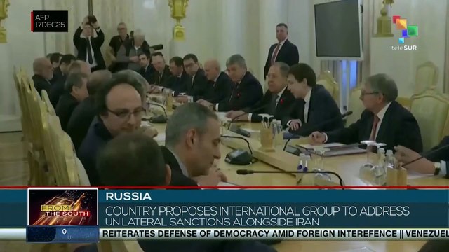 Russia: Country proposes international group to address unilateral sanctions alongside Iran