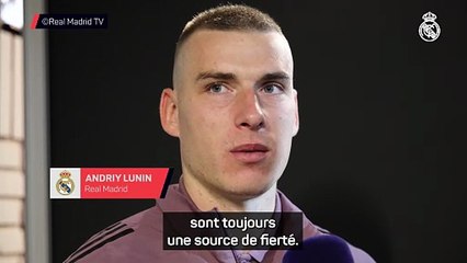 Lunin "fier d'être capitaine" après la victoire en Copa del Rey