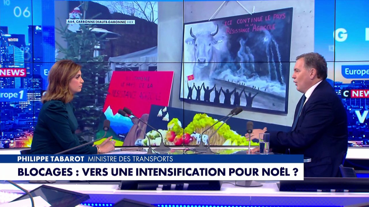 Blocage des agriculteurs : «Il faut de la pédagogie», souligne Philippe Tabarot