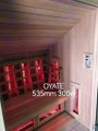 R7S ceramics 535mm 300w infrared heat lamps used for the sauna room