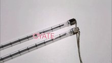 1062mm 3800w infrared quartz short wave heating lamp for blow molding machine