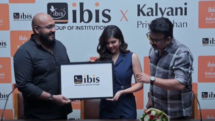 ഐബിസ് ഗ്രൂപ്പ് ഓഫ് ഇൻസ്റ്റിറ്റ്യൂഷൻസിന്റെ ബ്രാൻഡ് അംബാസിഡറായി സിനിമാ താരം കല്യാണി പ്രിയദർശൻ