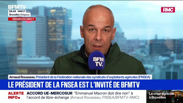 Arnaud Rousseau, président de la FNSEA: Je ne voudrais pas que la dermatose cache le reste des difficultés agricoles