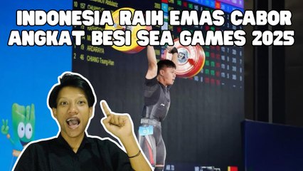 SEA Games 2025: Rahmat Erwin Abdullah Raih Medali Emas Angkat Besi-Dunia Olahraga