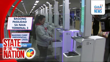Bagong pasilidad sa NAIA Terminal 3 | SONA