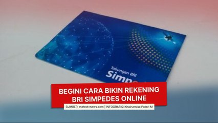 Begini Cara Bikin Rekening BRI Simpedes Online