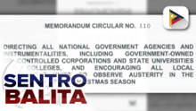 PBBM, ipinag-utos sa nat'l gov't agencies na simpleng ipagdiwang ang Christmas party at year-end celebrations