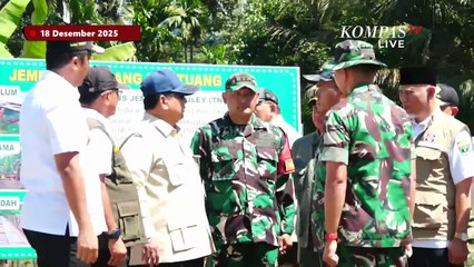 Presiden Prabowo Cek Jembatan Bailey Usai Banjir Putus Akses di Padang Pariaman, Sumbar