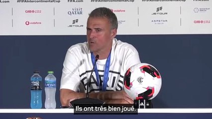 Luis Enrique : "C'est notre mentalité de continuer à gagner et à marquer l'histoire"