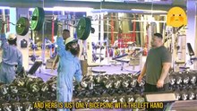 ELITE Powerlifter ANATOLY Use 32kg Mop _ Pretended to be a CLEANER in a GYM #2