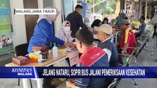 Jelang Nataru, Sopir Bus Jalani Pemeriksaan Kesehatan
