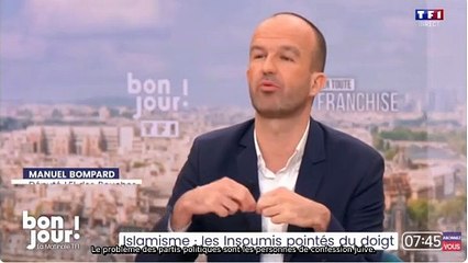 Manuel Bompard TF1 18 12 25 propos antisémite