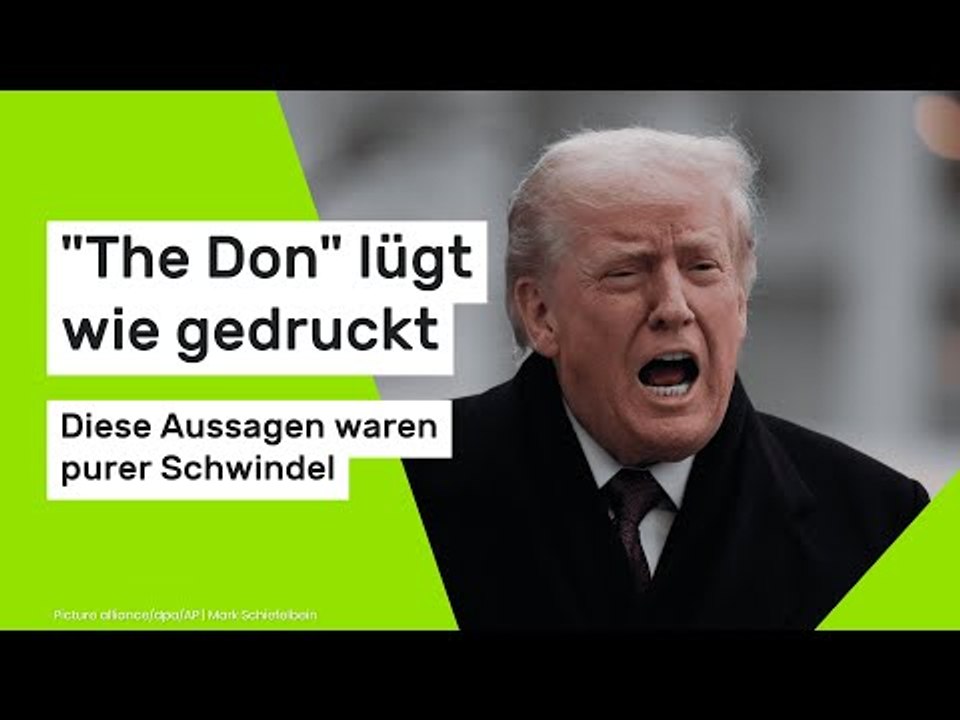 Donald Trump hält Rede an Nation: 'The Don' lügt wie gedruckt - diese Aussagen waren purer Schwindel