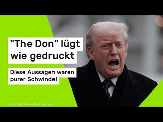 Donald Trump hält Rede an Nation: "The Don" lügt wie gedruckt - diese Aussagen waren purer Schwindel