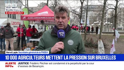 Mercosur: "Tant que nous n'avons pas de vraies clauses de réciprocité sur les normes sanitaires, environnementales, nous ne lâcherons rien", affirme Hervé Lapie (FNSEA)