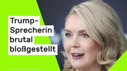 Karoline Leavitt in "Vanity Fair": Ein Foto genügte - Trump-Sprecherin brutal bloßgestellt