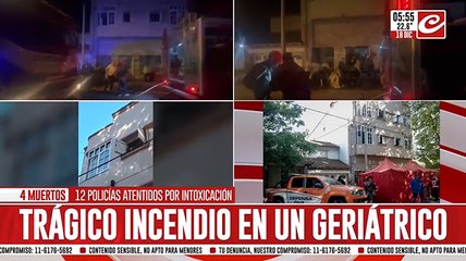 Trágico incendio en un geriátrico de Mar del Plata: hay varios abuelos muertos