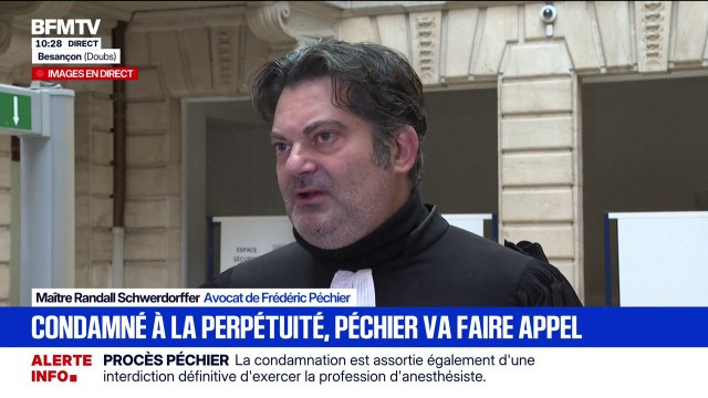 Condamnation de Frédéric Péchier: Je reste convaincu de l'innocence de Frédéric Péchier , affirme Maître Randall Schwerdorffer