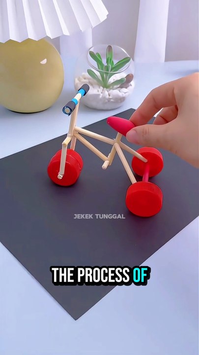 making a miniature bicycle