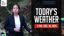 Today's Weather, 5 P.M. | DEC. 18, 2025