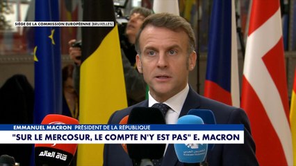 Emmanuel Macron sur le Mercosur : «On ne peut pas sacrifier la cohérence de notre agriculture»