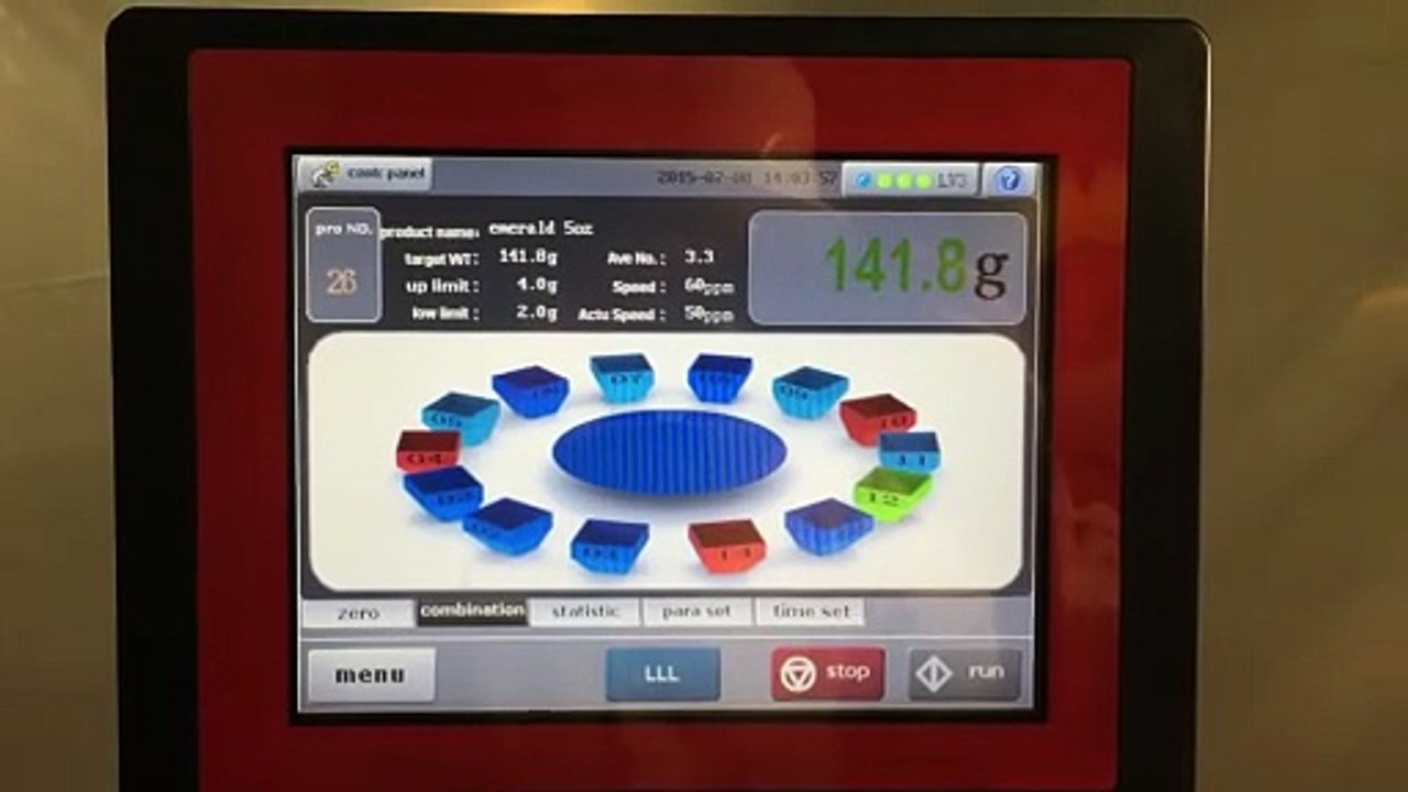 Cashew Packaging Machine  High Tek USA - PREMIUM LINE (14 Head) High Speed Pouch Packaging Machine