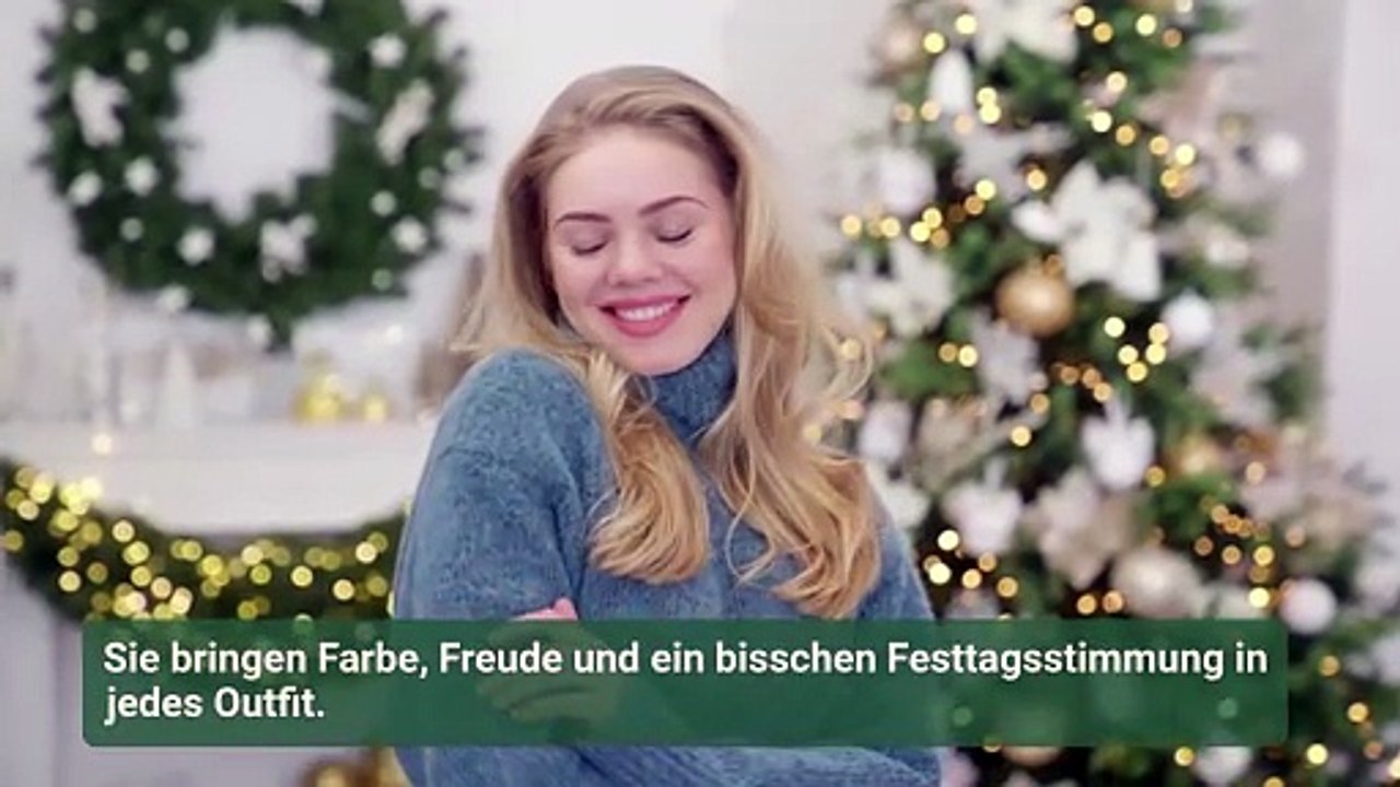 So stylen Sie Weihnachtssocken für Frauen in dieser Festtagszeit