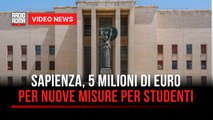 Sapienza, 5 milioni di euro per nuove misure per studenti